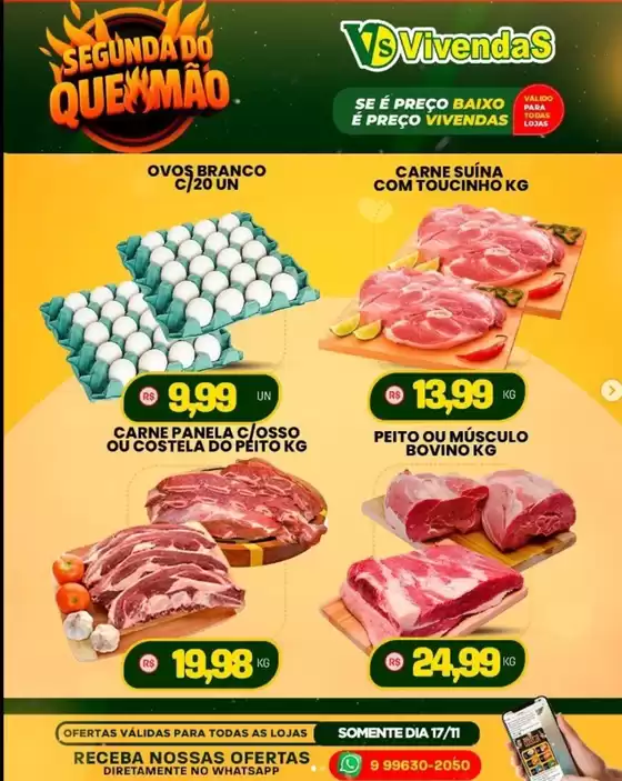 Catálogo Vivendas Supermercado em Santos | segunda do queimao | 2025-11-17T00:00:00.000Z - 2025-11-17T00:00:00.000Z