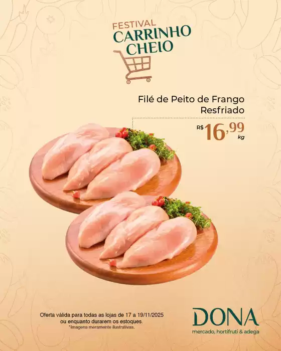 Catálogo Dona de Casa Supermercados | Festival Carrinho Cheio | 2025-11-18T00:00:00.000Z - 2025-11-19T00:00:00.000Z