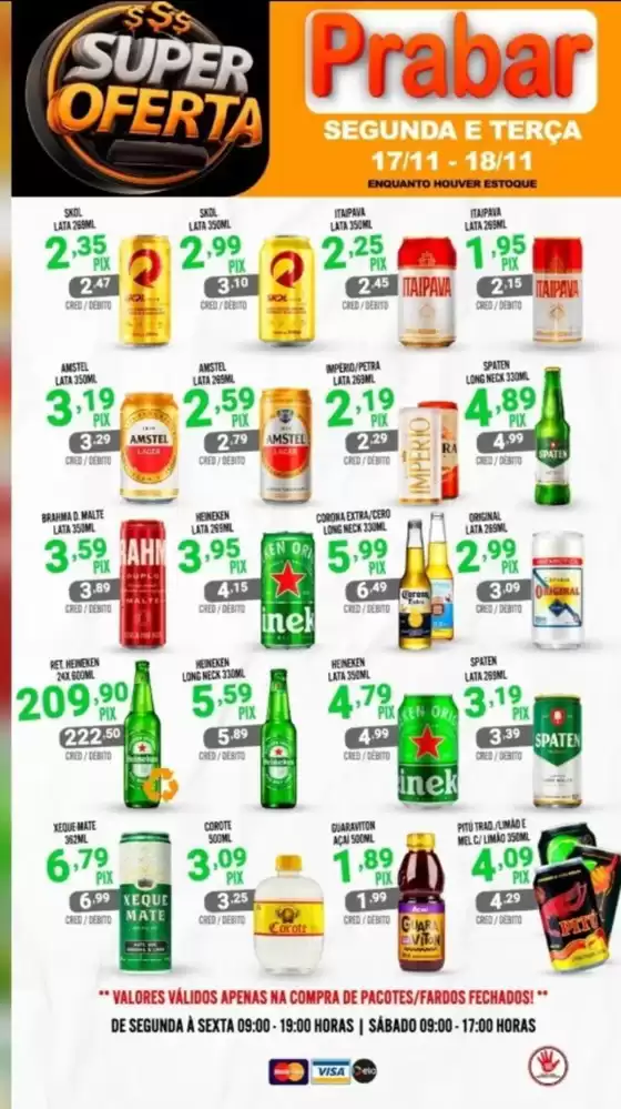Catálogo Prabar Bebidas | Super Ofertas | 2025-11-18T00:00:00.000Z - 2025-11-18T00:00:00.000Z