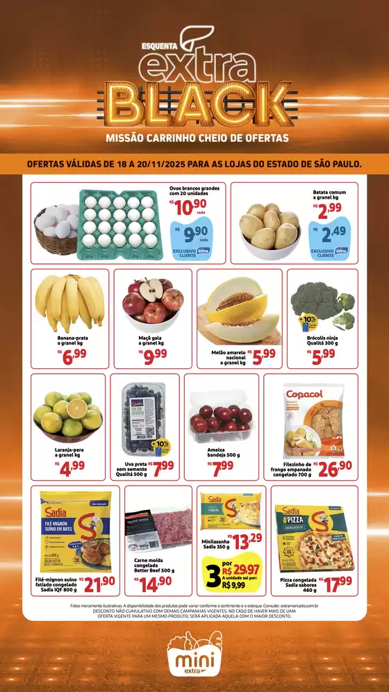 Catálogo Mini Extra em Sete Lagoas | Ofertas para caçadores de pechinchas | 2025-11-18T00:00:00.000Z - 2025-11-20T00:00:00.000Z