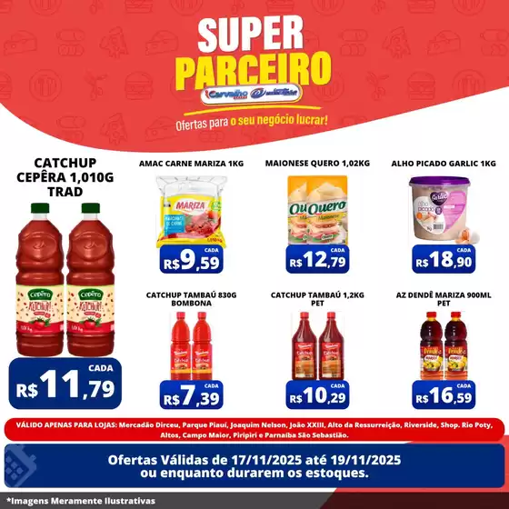 Catálogo Carvalho Supermercado em Sete Lagoas | Pechinchas e ofertas atuais | 2025-11-17T00:00:00.000Z - 2025-11-19T00:00:00.000Z