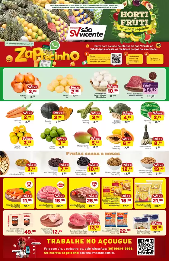 Catálogo Supermercados São Vicente em Santana de Parnaíba | Ofertas especiais para você | 2025-11-18T00:00:00.000Z - 2025-11-19T00:00:00.000Z