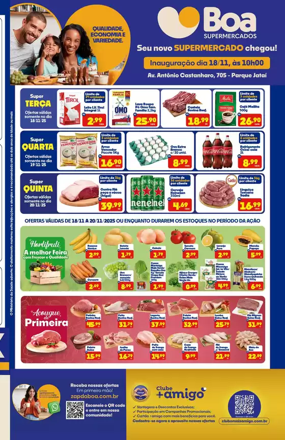 Catálogo Boa Supermercados | QUALIDADE ECONOMIA E VARIEDADE | 2025-11-18T00:00:00.000Z - 2025-11-20T00:00:00.000Z
