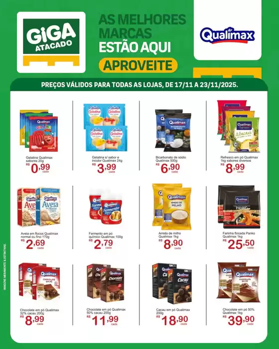 Catálogo Giga Atacado em Duque de Caxias | As Melhores Marcas Estão Aqui | 2025-11-18T00:00:00.000Z - 2025-11-23T00:00:00.000Z