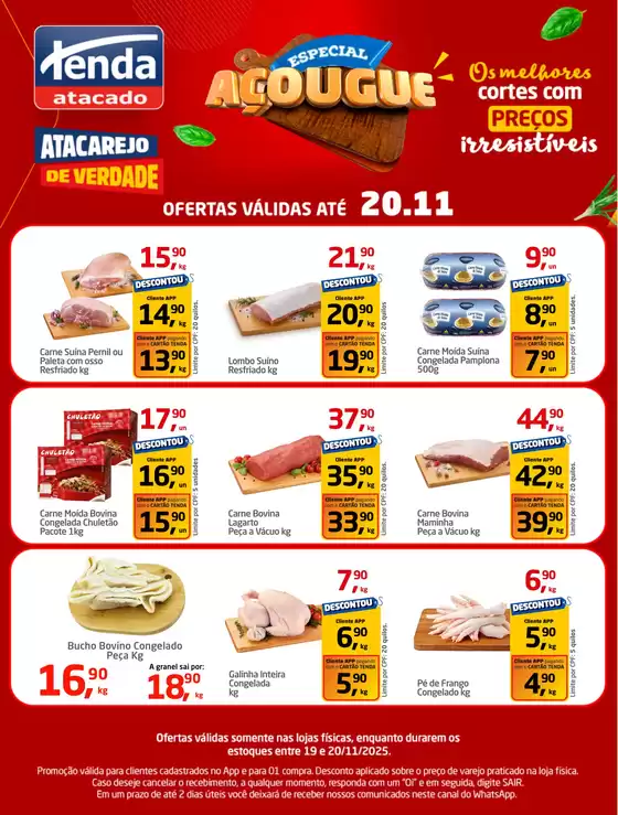 Catálogo Tenda Atacado | Especial Açougue | 2025-11-19T00:00:00.000Z - 2025-11-20T00:00:00.000Z