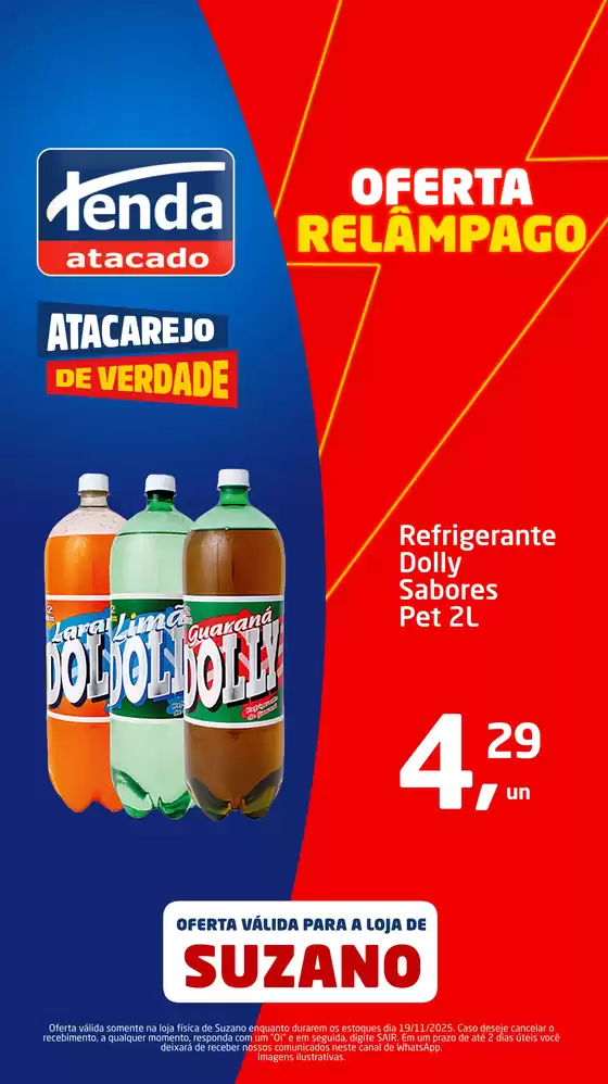 Catálogo Tenda Atacado | OFERTA RELÂMPAGO SUZANO | 2025-11-19T00:00:00.000Z - 2025-11-19T00:00:00.000Z