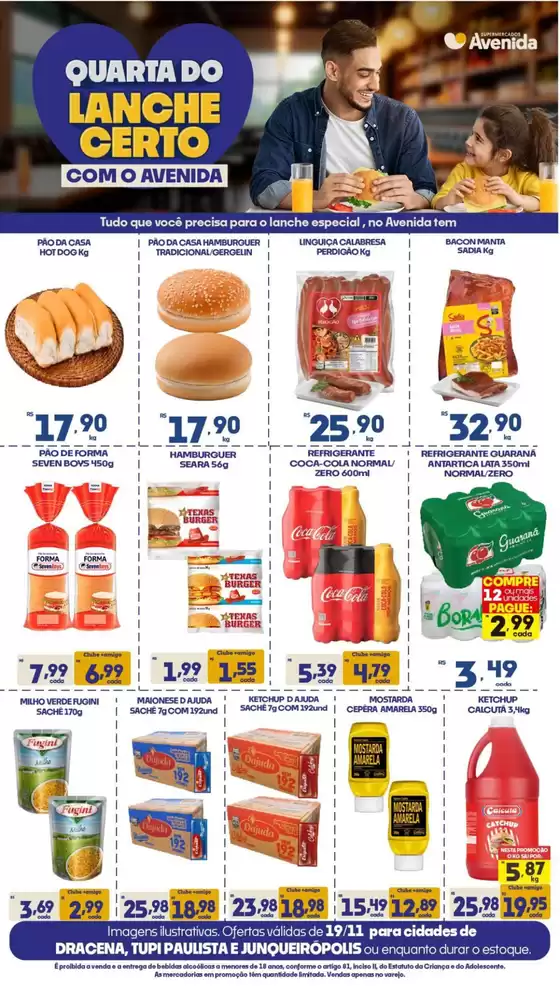 Catálogo Supermercados Avenida em São Bernardo do Campo | Pechinchas e ofertas atuais | 2025-11-19T00:00:00.000Z - 2025-11-19T00:00:00.000Z