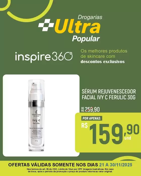 Catálogo Drogarias Ultra Popular em Sumaré | Ofertas e promoções atuais | 2025-11-21T00:00:00.000Z - 2025-11-30T00:00:00.000Z