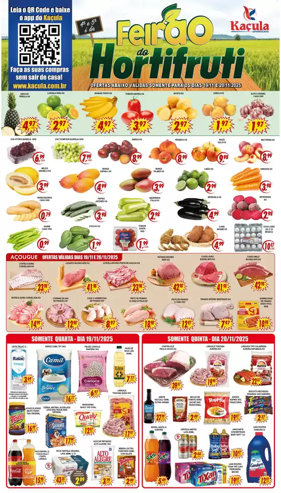 Catálogo Kaçula Supermercados em Guarulhos | Encarte Kaçula Supermercados | 2025-11-19T00:00:00.000Z - 2025-11-20T00:00:00.000Z