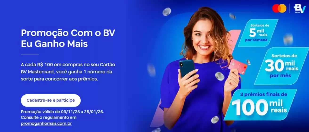 Catálogo BV Financeira em Itumbiara | Promoção Com o BV Eu Ganho Mais  | 2025-11-20T00:00:00.000Z - 2026-01-25T00:00:00.000Z
