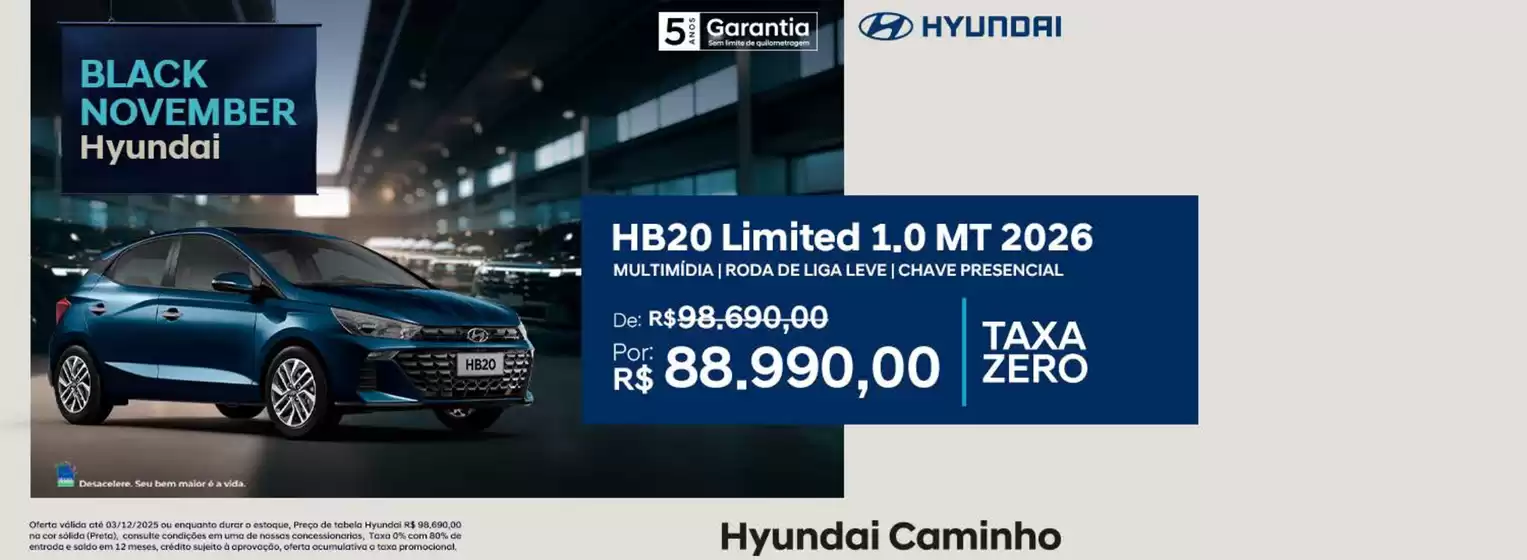Catálogo Grupo Caminho | Hyundai Grupo Caminho Black November | 2025-11-20T00:00:00.000Z - 2025-12-03T00:00:00.000Z