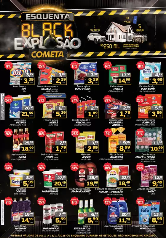 Catálogo Cometa Supermercados em São Paulo | ESQUENTA BLACK EXPLOSÃO | 2025-11-20T00:00:00.000Z - 2025-11-23T00:00:00.000Z