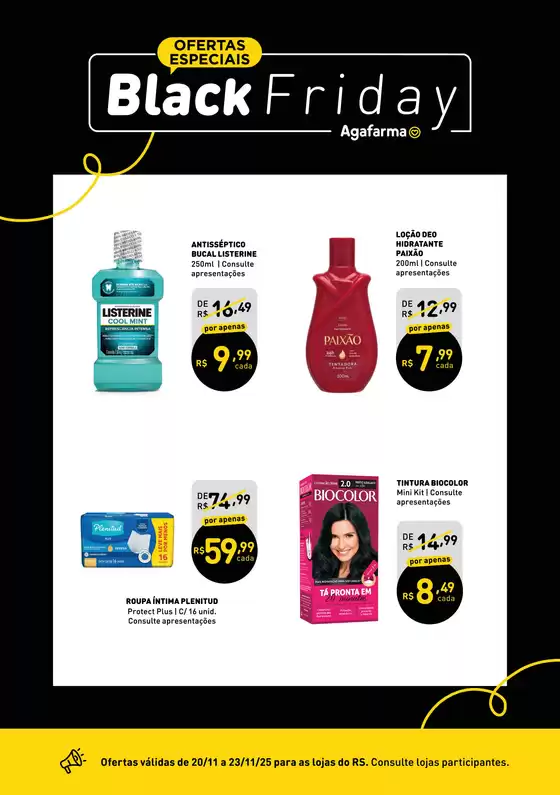 Catálogo Agafarma | Ofertas especiais atraentes para todos | 2025-11-20T00:00:00.000Z - 2025-11-23T00:00:00.000Z