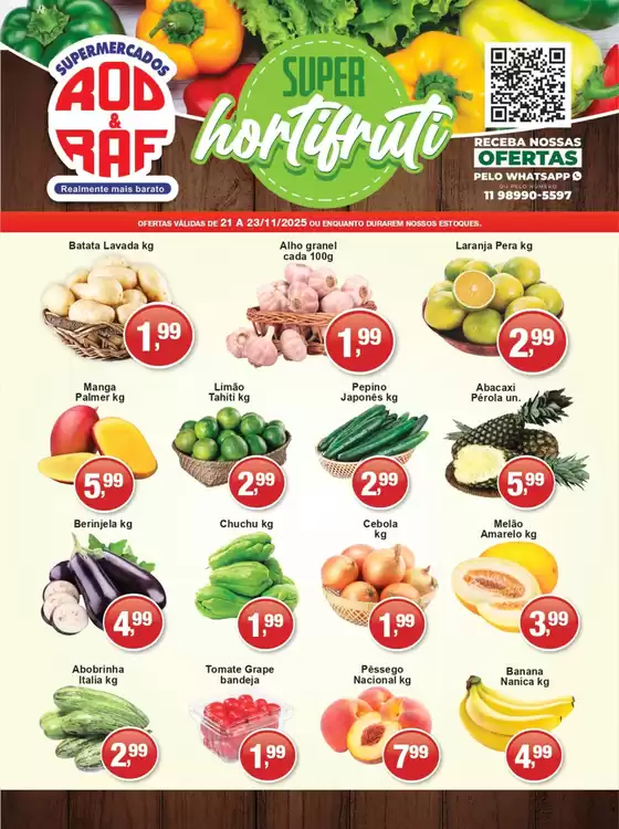 Catálogo Supermercados Rod e Raf em Ponta Grossa | Super Hortifruti | 2025-11-20T00:00:00.000Z - 2025-11-23T00:00:00.000Z