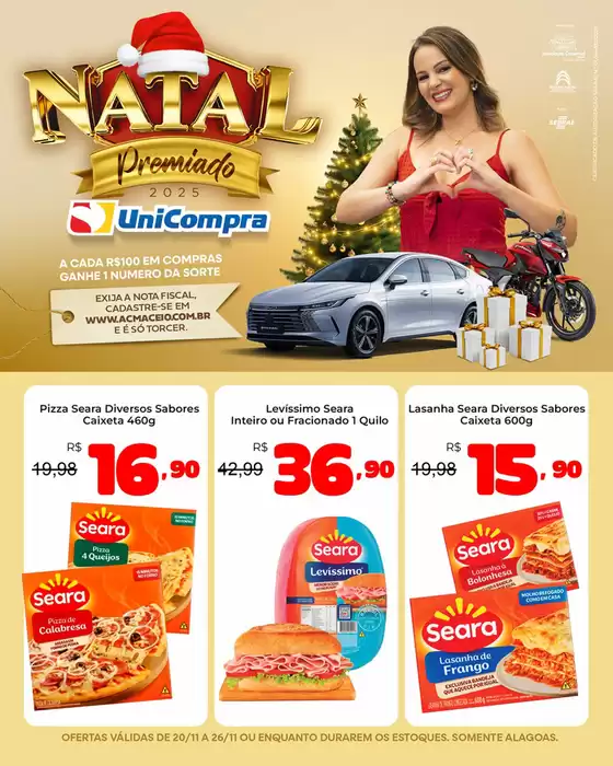 Catálogo Unicompra em Ponta Grossa | Natal Premiado | 2025-11-20T00:00:00.000Z - 2025-11-26T00:00:00.000Z