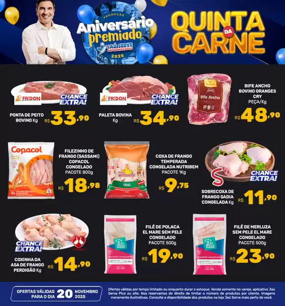 Catálogo Supermercados Jaù Serve em Blumenau | Quinta Da Carne | 2025-11-20T00:00:00.000Z - 2025-11-20T00:00:00.000Z