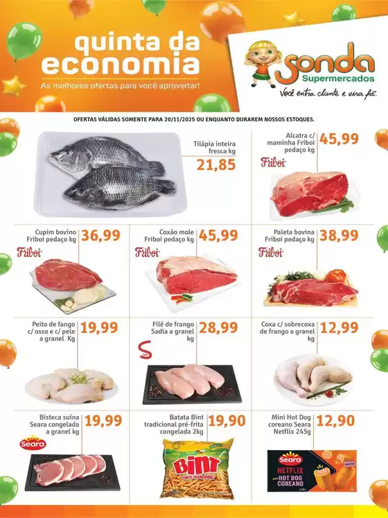 Catálogo Sonda Supermercados em Blumenau | Ofertas Sonda Supermercados | 2025-11-20T00:00:00.000Z - 2025-11-20T00:00:00.000Z