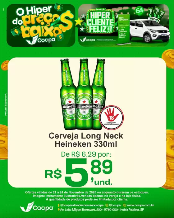 Catálogo Cocipa em Araras | Melhores ofertas para todos os clientes | 2025-11-21T00:00:00.000Z - 2025-11-24T00:00:00.000Z