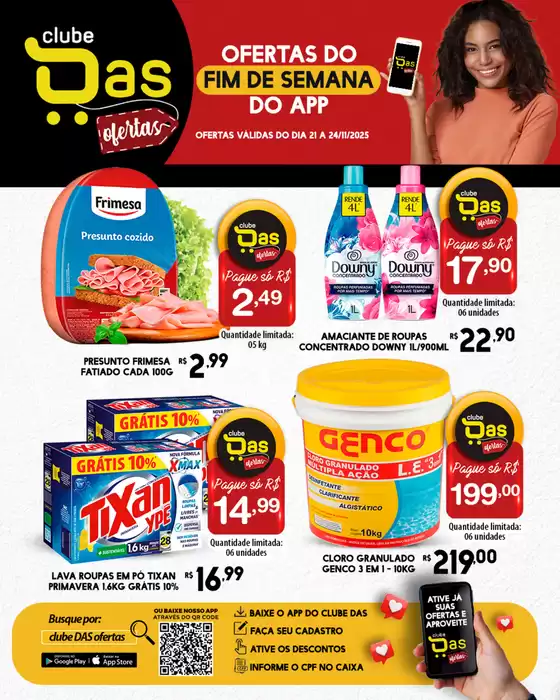 Catálogo Rede DAS em Curitiba | Ofertas Do Fim De Semana Do App | 2025-11-21T00:00:00.000Z - 2025-11-24T00:00:00.000Z