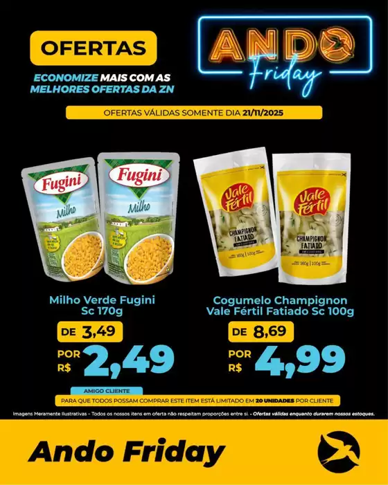 Catálogo Andorinha Hipermercado | Melhores ofertas para todos os caçadores de pechinchas | 2025-11-21T00:00:00.000Z - 2025-11-21T00:00:00.000Z