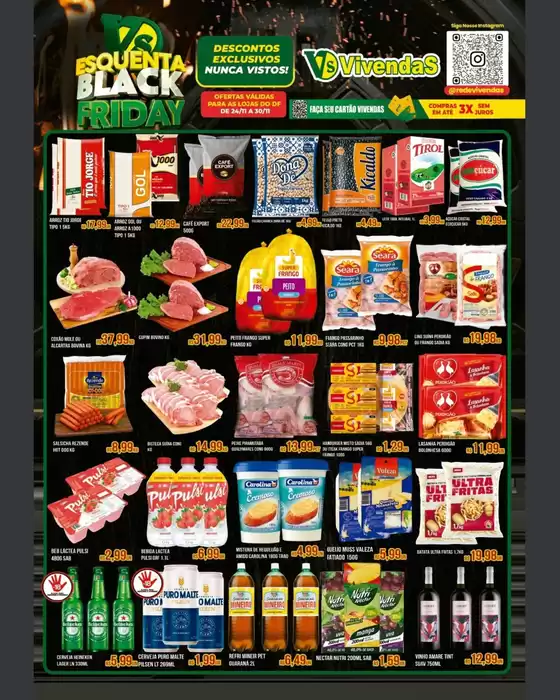 Catálogo Vivendas Supermercado em Salinas | Esquenta Black Friday | 2025-11-24T00:00:00.000Z - 2025-11-30T00:00:00.000Z