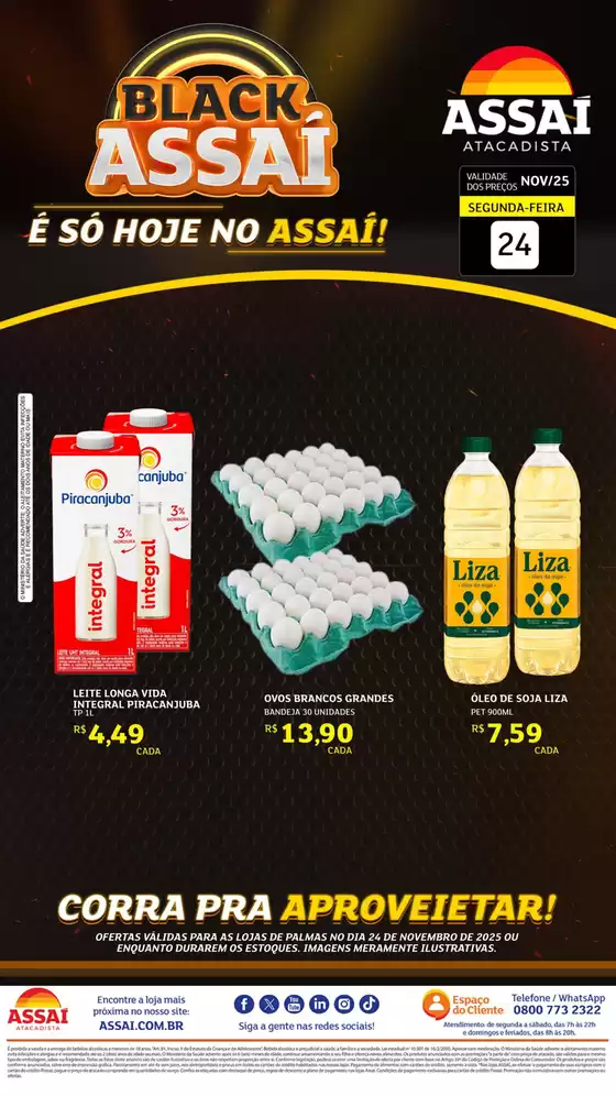 Catálogo Assaí Atacadista em Horizonte | Melhores ofertas e descontos | 2025-11-24T00:00:00.000Z - 2025-11-24T00:00:00.000Z