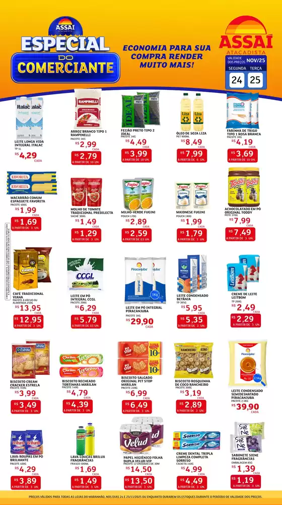Catálogo Assaí Atacadista em Horizonte | Grandes descontos em produtos selecionados | 2025-11-24T00:00:00.000Z - 2025-11-25T00:00:00.000Z