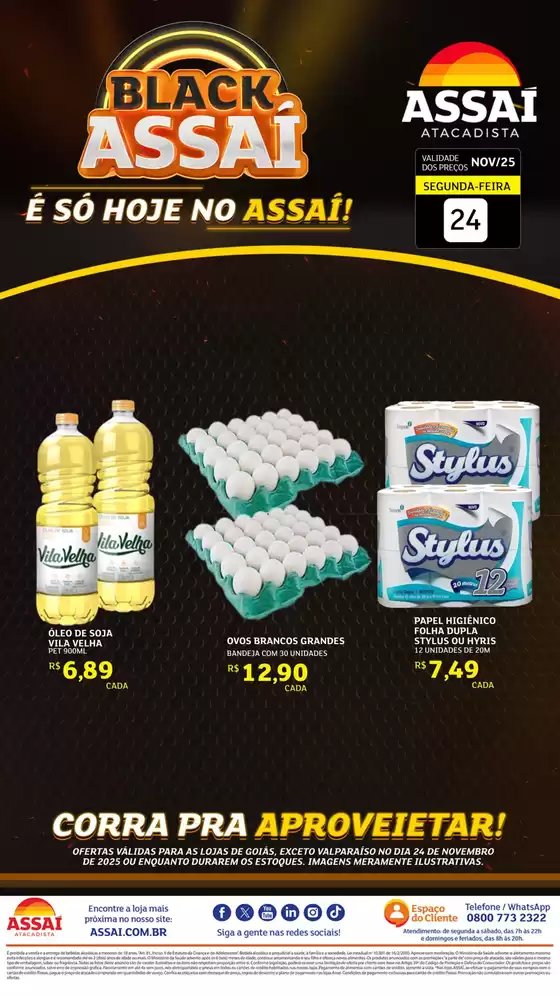 Catálogo Assaí Atacadista em Horizonte | Melhores ofertas para compradores econômicos | 2025-11-24T00:00:00.000Z - 2025-11-24T00:00:00.000Z