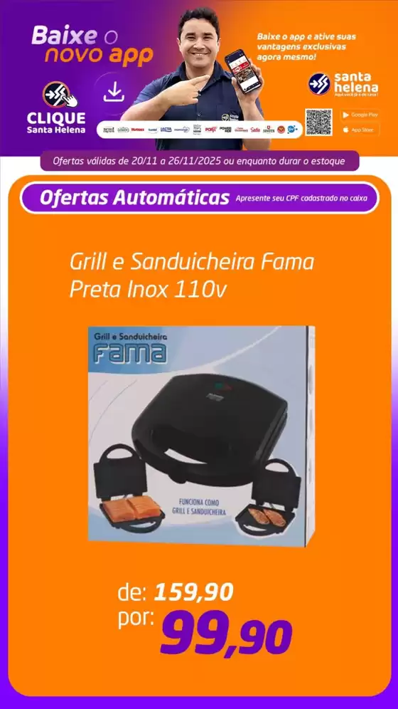 Catálogo Supermercados Santa Helena em Belford Roxo | Baixe O Novo App | 2025-11-24T00:00:00.000Z - 2025-11-26T00:00:00.000Z