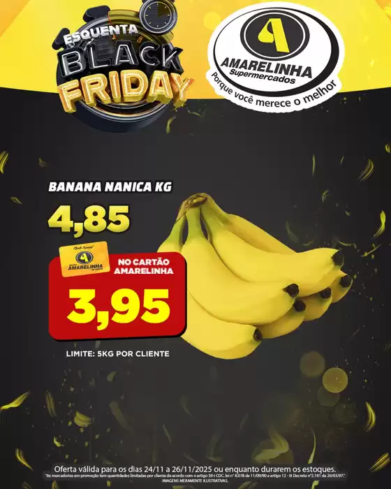 Catálogo Amarelinha Supermercados em Rio de Janeiro | Equenta Black Friday | 2025-11-25T00:00:00.000Z - 2025-11-26T00:00:00.000Z