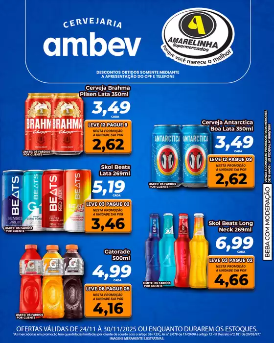 Catálogo Amarelinha Supermercados em Rio de Janeiro | Ofertas | 2025-11-25T00:00:00.000Z - 2025-11-30T00:00:00.000Z