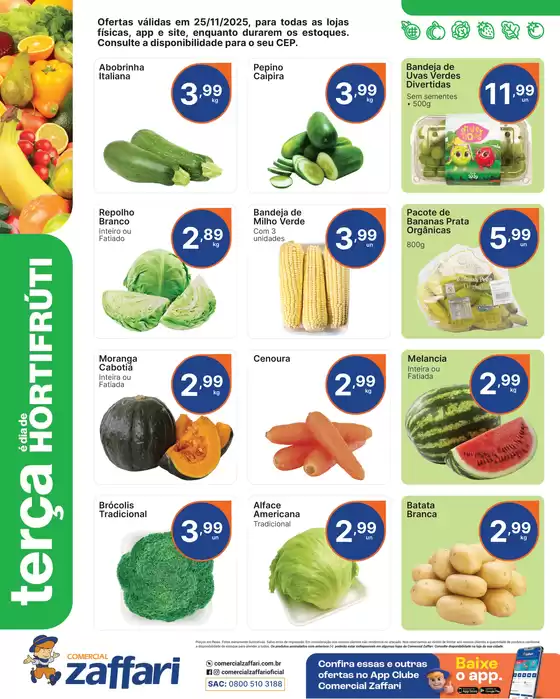 Catálogo Comercial Zaffari | Terça Do HortiFruti | 2025-11-25T00:00:00.000Z - 2025-11-25T00:00:00.000Z