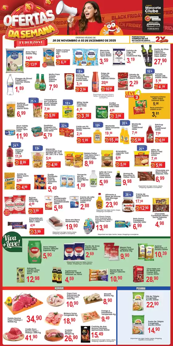Catálogo Federzoni Supermercados em Viamão | Ofertas Da Semana | 2025-11-26T00:00:00.000Z - 2025-12-02T00:00:00.000Z