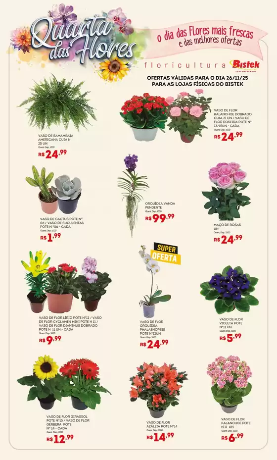 Catálogo Bistek Supermercados | Ofertas exclusivas para nossos clientes | 2025-11-26T00:00:00.000Z - 2025-11-26T00:00:00.000Z