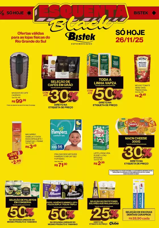 Catálogo Bistek Supermercados | Grandes descontos em produtos selecionados | 2025-11-26T00:00:00.000Z - 2025-11-26T00:00:00.000Z