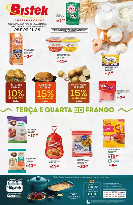 Catálogo Bistek Supermercados | Melhores ofertas para compradores econômicos | 2025-11-26T00:00:00.000Z - 2025-11-26T00:00:00.000Z