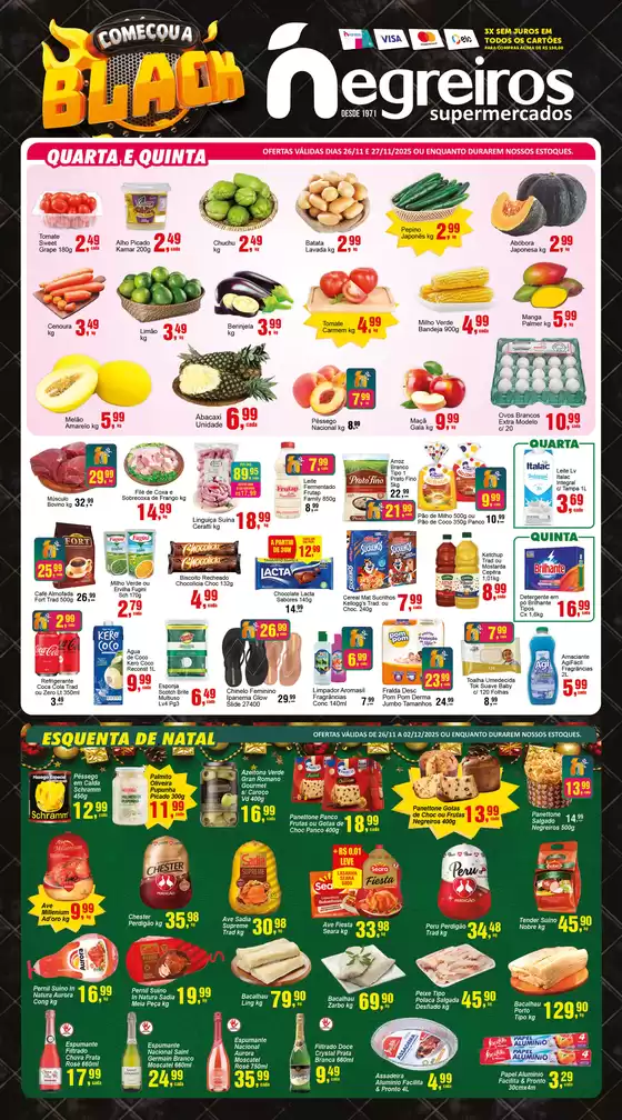 Catálogo Negreiros Supermercados em Divinópolis | Comecua A Black | 2025-11-26T00:00:00.000Z - 2025-12-02T00:00:00.000Z