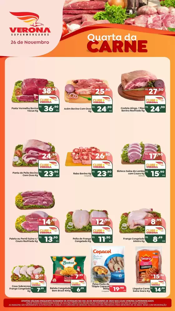 Catálogo Verona Supermercados em Divinópolis | Encarte Verona Supermercados | 2025-11-26T00:00:00.000Z - 2025-11-26T00:00:00.000Z