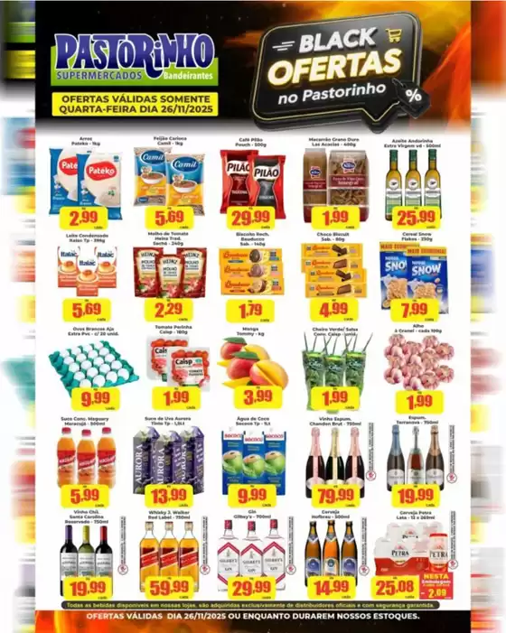 Catálogo Supermercado Pastorinho em Divinópolis | Ofertas exclusivas e pechinchas | 2025-11-26T00:00:00.000Z - 2025-11-26T00:00:00.000Z