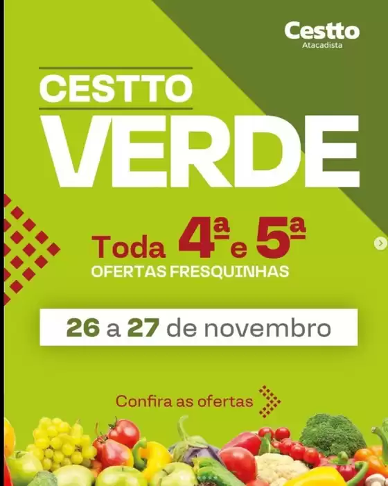 Catálogo Cestto Atacadista em Alagoinhas | Ofertas | 2025-11-26T00:00:00.000Z - 2025-11-27T00:00:00.000Z