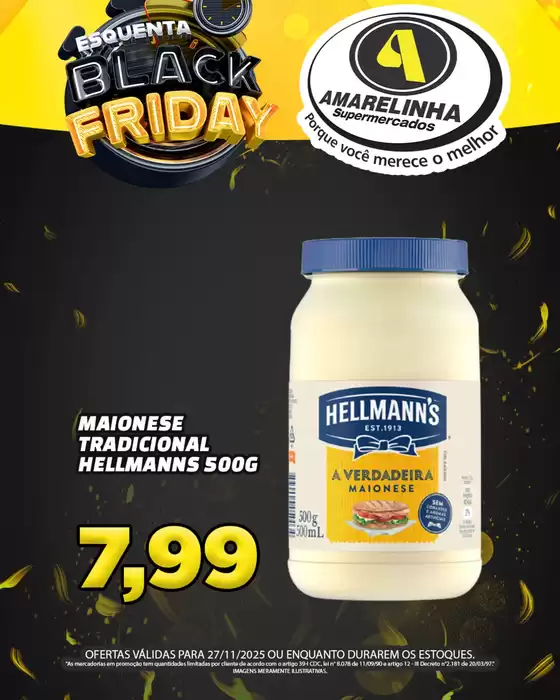 Catálogo Amarelinha Supermercados em Vinhedo | Equenta Black Friday  | 2025-11-27T00:00:00.000Z - 2025-11-27T00:00:00.000Z