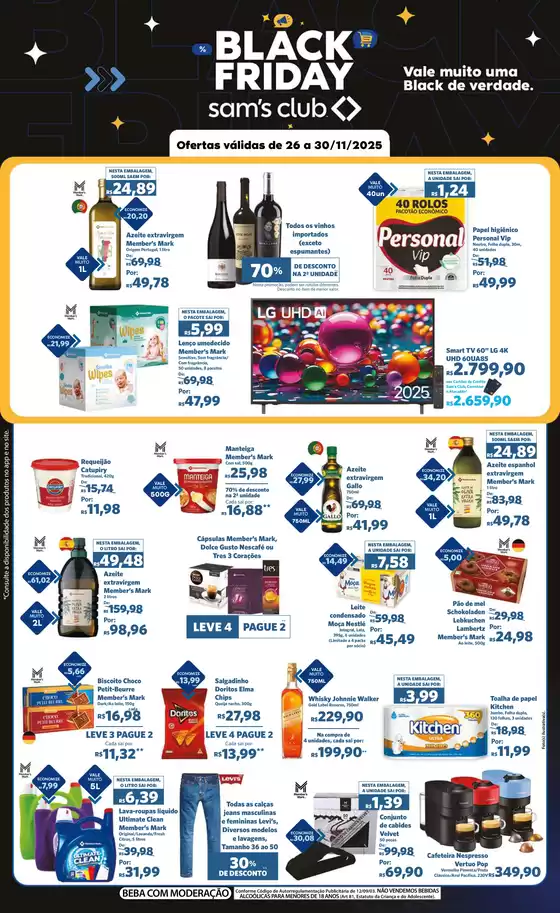 Catálogo Sam's Club em Naviraí | Grandes descontos em produtos selecionados | 2025-11-27T00:00:00.000Z - 2025-11-30T00:00:00.000Z