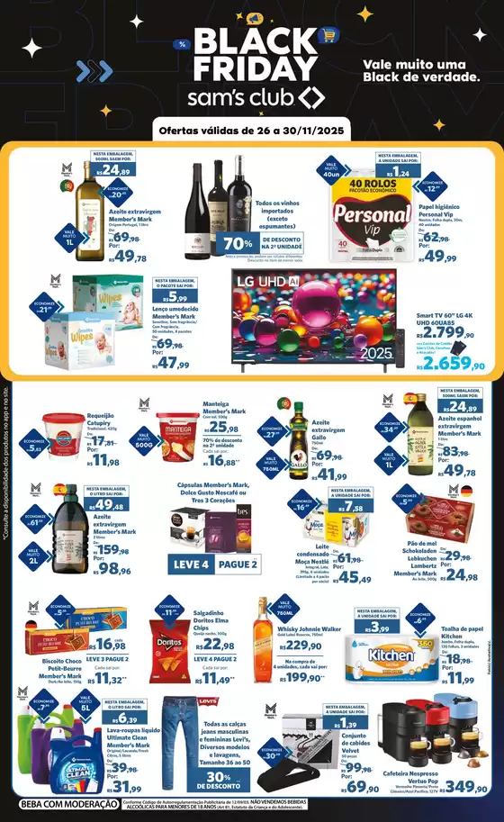 Catálogo Sam's Club em Naviraí | Descontos e promoções | 2025-11-27T00:00:00.000Z - 2025-11-30T00:00:00.000Z