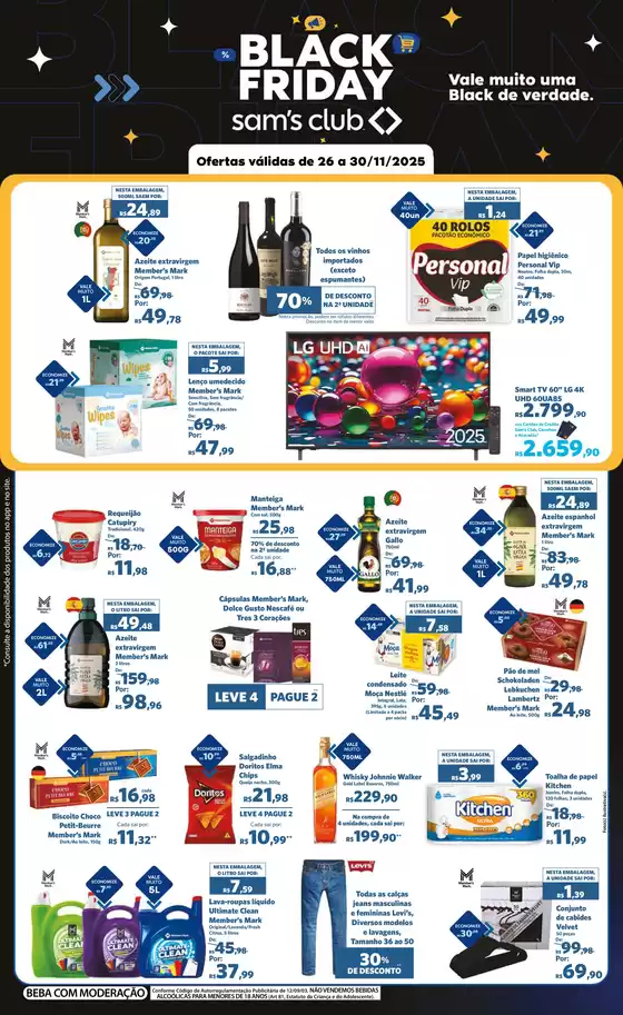 Catálogo Sam's Club em Naviraí | Ofertas exclusivas | 2025-11-27T00:00:00.000Z - 2025-11-30T00:00:00.000Z