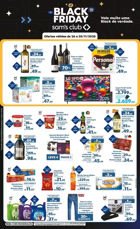 Catálogo Sam's Club em Naviraí | Ampla seleção de ofertas | 2025-11-27T00:00:00.000Z - 2025-11-30T00:00:00.000Z