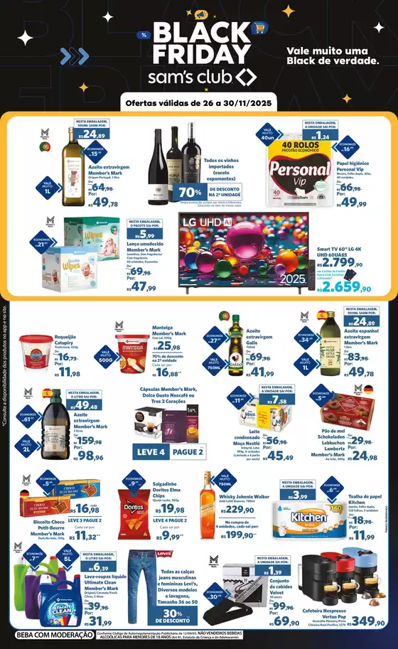 Catálogo Sam's Club em Naviraí | Ofertas exclusivas para nossos clientes | 2025-11-27T00:00:00.000Z - 2025-11-30T00:00:00.000Z