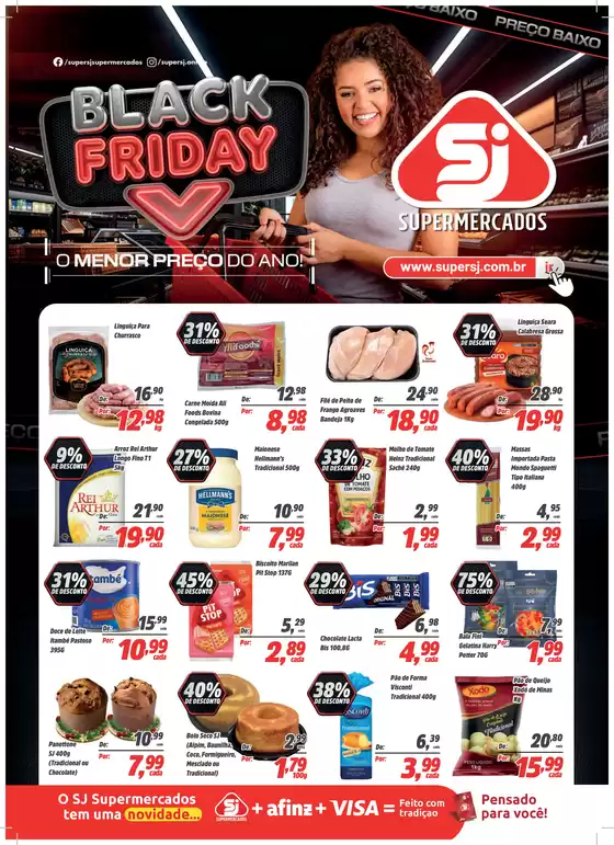 Catálogo Sj Supermercados em Betim | Black Friday  | 2025-11-27T00:00:00.000Z - 2025-11-30T00:00:00.000Z