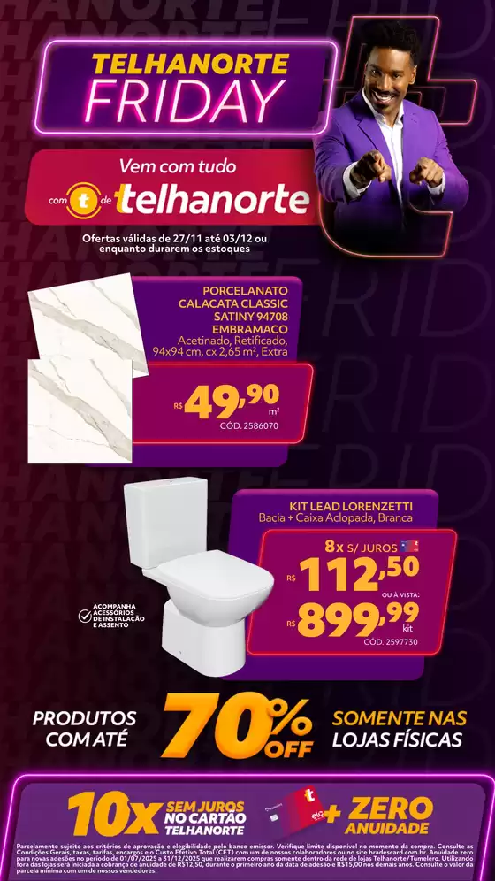 Catálogo Telhanorte em Farroupilha | Telhanorte Friday | 2025-11-28T00:00:00.000Z - 2025-12-03T00:00:00.000Z