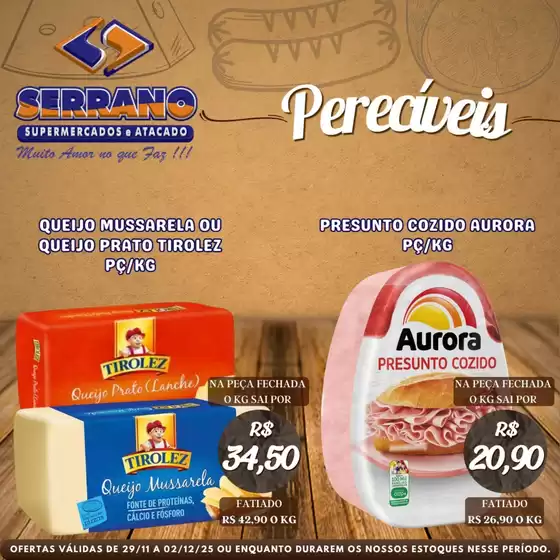 Catálogo Serrano Supermercado | Encarte Serrano Supermercado | 2025-11-29T00:00:00.000Z - 2025-12-02T00:00:00.000Z