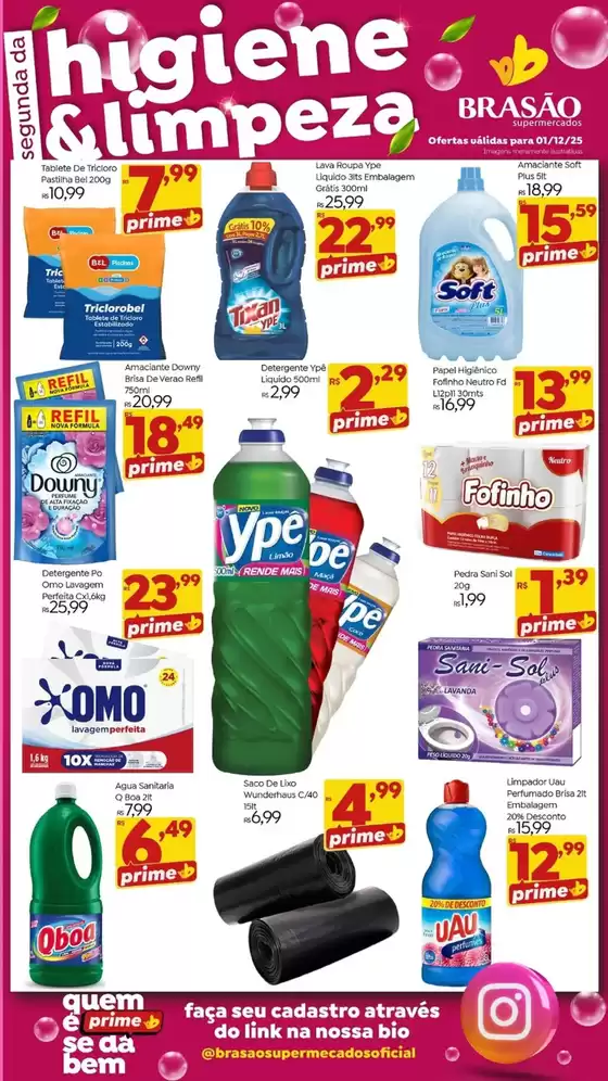 Catálogo Brasão Supermercados | Segunda Da Higiene E Limpeza | 2025-12-01T00:00:00.000Z - 2025-12-01T00:00:00.000Z